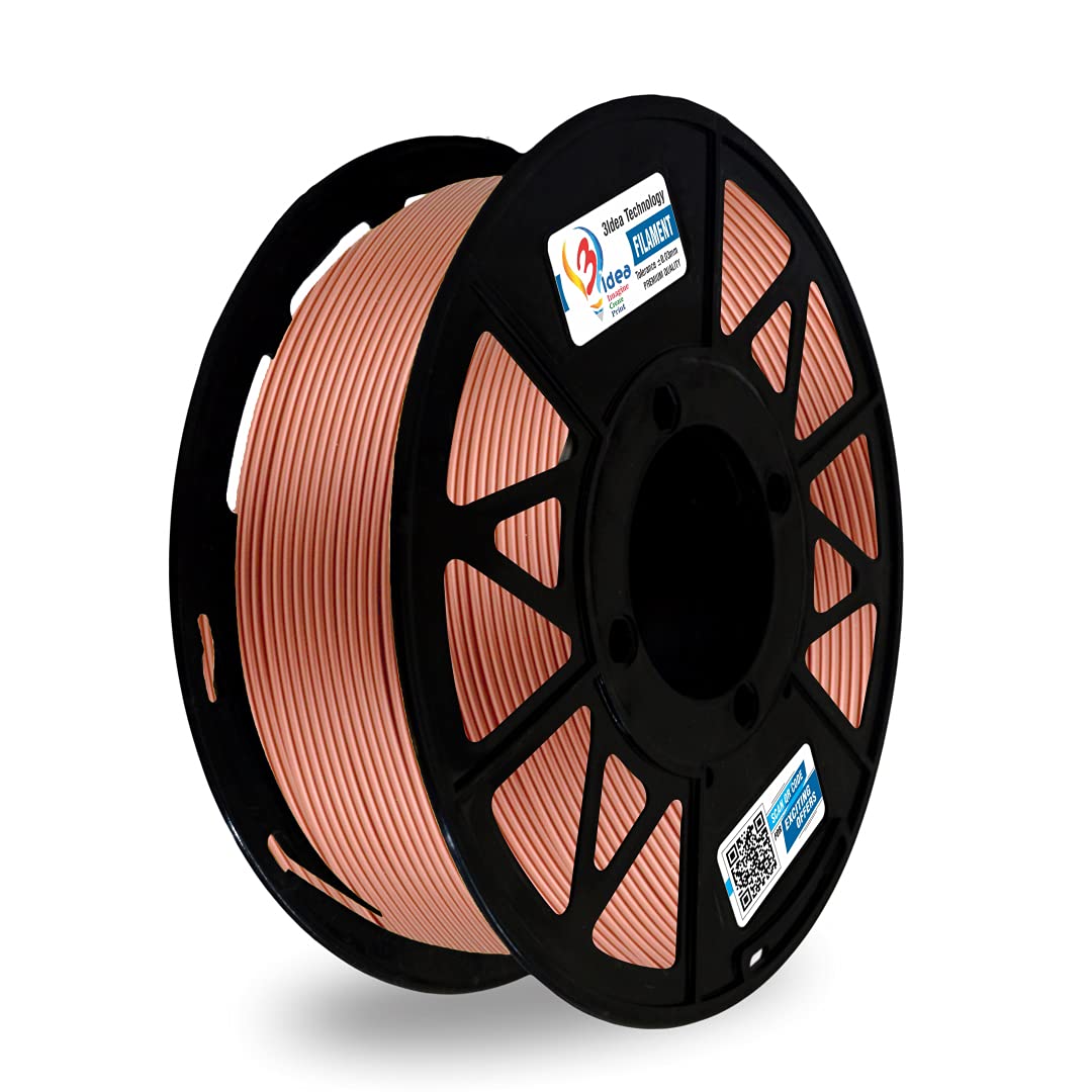 3idea PLA Filament Metalic Copper, Net Weight-1kg, 1.75mm